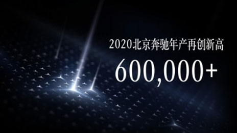北京奔馳2020年産量突破60萬輛